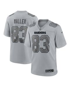 Men’s Las Vegas Raiders Darren Waller Gray Atmosphere Fashion Game Jersey