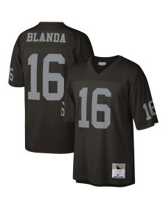Men’s Las Vegas Raiders George Blanda Mitchell & Ness Black Legacy Jersey