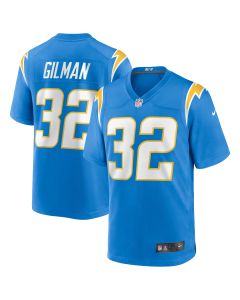 Men’s Los Angeles Chargers Alohi Gilman Powder Blue Game Jersey