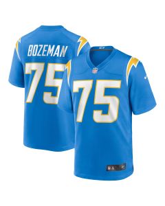 Men’s Los Angeles Chargers Bradley Bozeman Powder Blue Game Jersey