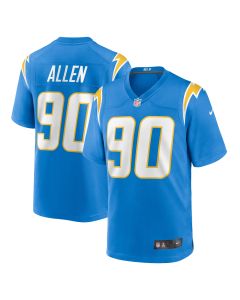 Men’s Los Angeles Chargers Brevin Allen Powder Blue Team Game Jersey