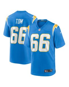 Men’s Los Angeles Chargers Cameron Tom Powder Blue Game Jersey