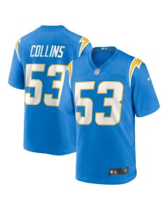 Men’s Los Angeles Chargers Chris Collins Powder Blue Team Game Jersey