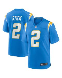 Men’s Los Angeles Chargers Easton Stick Powder Blue Game Jersey