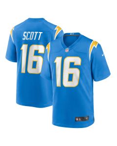 Men’s Los Angeles Chargers JK Scott Powder Blue Game Jersey