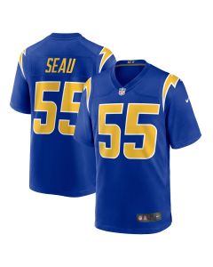Men’s Los Angeles Chargers Junior Seau Royal Retired Player Alternate Game Jersey