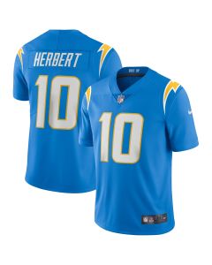 Men’s Los Angeles Chargers Justin Herbert Powder Blue Vapor Limited Jersey
