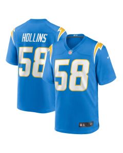 Men’s Los Angeles Chargers Justin Hollins Powder Blue Game Jersey