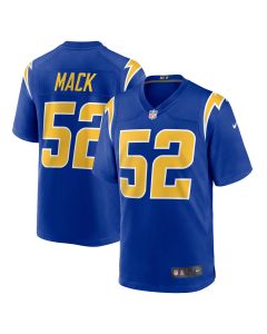 Men’s Los Angeles Chargers Khalil Mack Royal Alternate Game Jersey