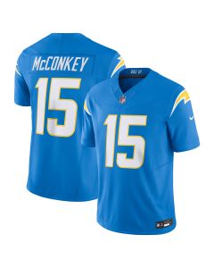 Men’s Los Angeles Chargers Ladd McConkey Powder Blue Team Vapor F.U.S.E. Limited Jersey