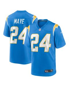 Men’s Los Angeles Chargers Marcus Maye Powder Blue Team Game Jersey