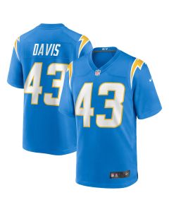 Men’s Los Angeles Chargers Michael Davis Powder Blue Game Jersey