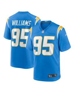 Men’s Los Angeles Chargers Nicholas Williams Powder Blue Team Game Jersey