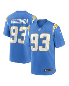 Men’s Los Angeles Chargers Otito Ogbonnia Powder Blue Game Player Jersey