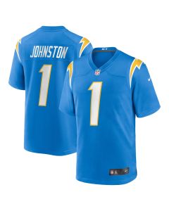 Men’s Los Angeles Chargers Quentin Johnston Powder Blue Game Player Jersey