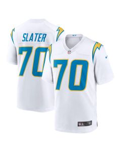 Men’s Los Angeles Chargers Rashawn Slater White Game Jersey