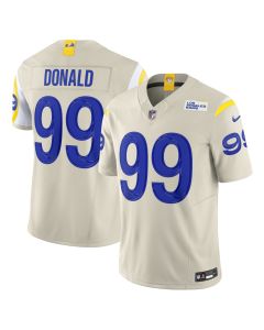 Men’s Los Angeles Rams Aaron Donald Bone Alternate Vapor F.U.S.E. Limited Jersey