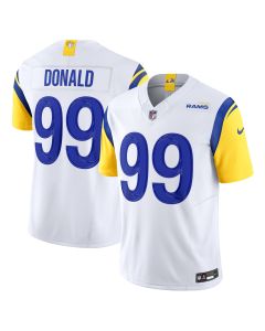 Men’s Los Angeles Rams Aaron Donald White Vapor F.U.S.E. Limited Jersey