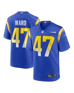 Men’s Los Angeles Rams Alex Ward Royal Home Game Jersey
