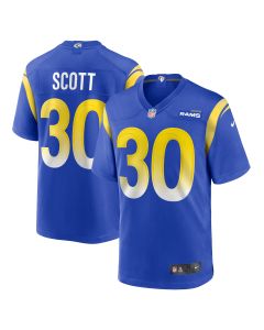 Men’s Los Angeles Rams Boston Scott Royal Game Jersey