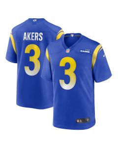 Men’s Los Angeles Rams Cam Akers Royal Game Jersey