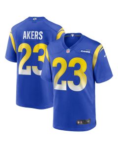 Men’s Los Angeles Rams Cam Akers Royal Game Player Jersey