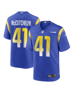 Men’s Los Angeles Rams Cameron McCutcheon Royal Game Jersey