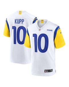 Men’s Los Angeles Rams Cooper Kupp White Alternate Player Game Jersey