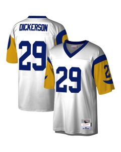 Men’s Los Angeles Rams Eric Dickerson Mitchell & Ness White Legacy Jersey
