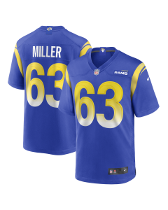 Men’s Los Angeles Rams Grant Miller Royal Game Jersey