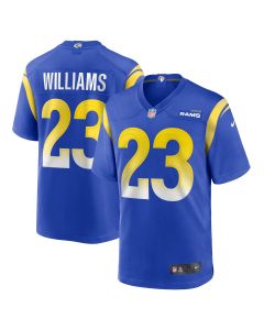 Men’s Los Angeles Rams Kyren Williams Royal Game Player Jersey