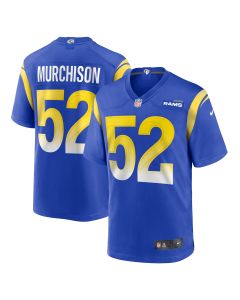Men’s Los Angeles Rams Larrell Murchison Royal Team Game Jersey