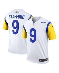 Men’s Los Angeles Rams Matthew Stafford White Alternate Legend Player Performance Top