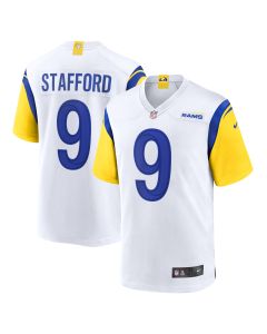 Men’s Los Angeles Rams Matthew Stafford White Alternate Player Game Jersey