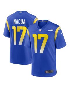 Men’s Los Angeles Rams Puka Nacua Royal Home Game Jersey