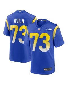 Men’s Los Angeles Rams Steve Avila Royal Home Game Jersey