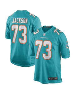 Men’s Miami Dolphins Austin Jackson Aqua Player Game Jersey