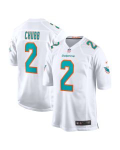 Men’s Miami Dolphins Bradley Chubb White Game Player Jersey