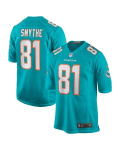 Men’s Miami Dolphins Durham Smythe Aqua Game Jersey