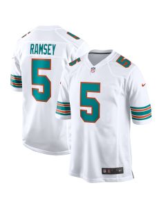 Men’s Miami Dolphins Jalen Ramsey White Alternate Game Jersey