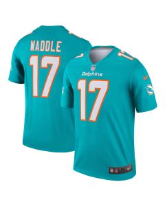 Men’s Miami Dolphins Jaylen Waddle Aqua Team Legend Player Performance Top