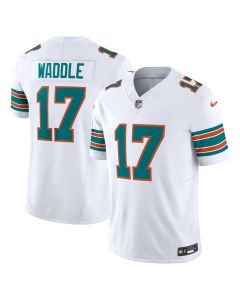 Men’s Miami Dolphins Jaylen Waddle White Vapor F.U.S.E. Limited Jersey