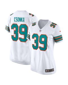 Men’s Miami Dolphins Larry Csonka White Retired Player Jersey