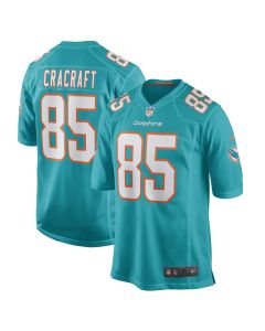 Men’s Miami Dolphins River Cracraft Aqua Game Player Jersey