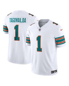 Men’s Miami Dolphins Tua Tagovailoa White Vapor F.U.S.E. Limited Jersey