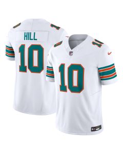 Men’s Miami Dolphins Tyreek Hill White Vapor F.U.S.E. Limited Jersey