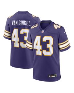 Men’s Minnesota Vikings Andrew Van Ginkel Purple Alternate Game Jersey
