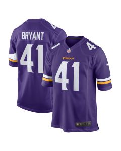 Men’s Minnesota Vikings Austin Bryant Purple Game Jersey