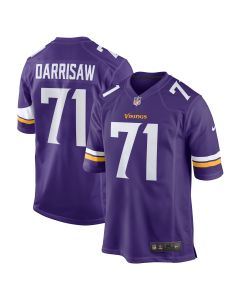 Men’s Minnesota Vikings Christian Darrisaw Purple Game Jersey