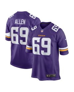 Men’s Minnesota Vikings Jared Allen Purple Retired Player Game Jersey